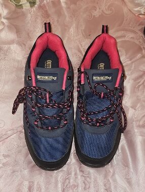 Outdoor Life Navy Blue and Pink Women's Athletic Shoes